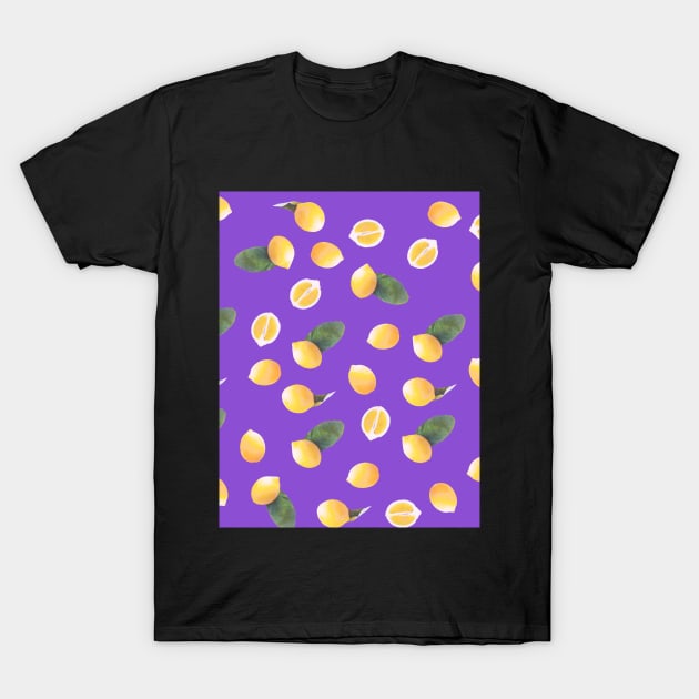 Lemonade Purple T-Shirt by groovyraffraff